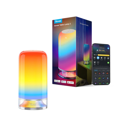 Умная настольная лампа Govee H6022 Table Lamp 2 Aura RGBICWW, Wi-Fi + Bluetooth, Matter (H6022) H6022 фото