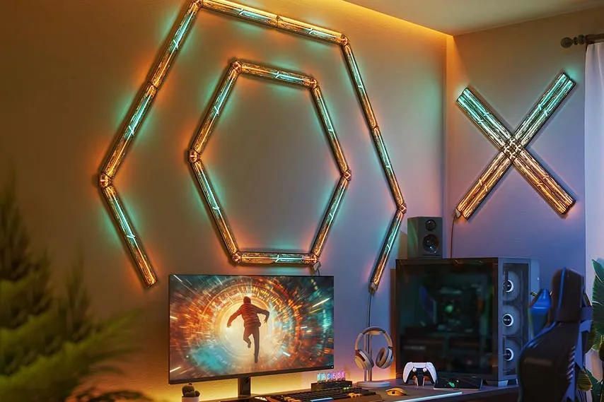 Govee x EVANGELION Gaming Wall Light Expansion Kit, 2 светодиодные панели, RGBIC H1063 фото