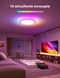 Розумний стельовий світильник Govee 12" Smart Ceiling Light RGBWW+RGBIC Wi-Fi/Bluetooth (H80A1C01) H80A1C01 фото 2