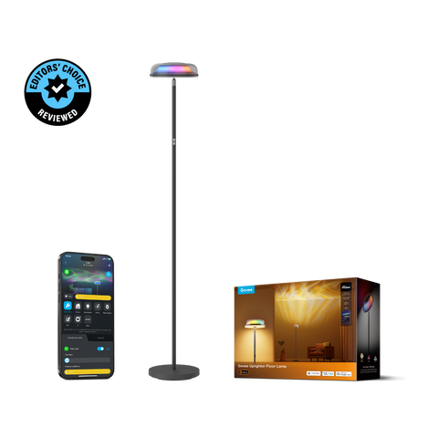 Умный торшер Govee Uplighter Floor Lamp H60B0 с эффектом полярного сияния, 170 см, Matter + Wi-Fi H60B0 фото