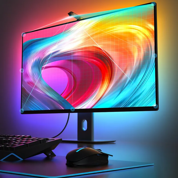 Govee DreamView G1 H604B адаптивне підсвічування монітора 24-29" з камерою 1080P, RGBIC, Wi-Fi H604B фото