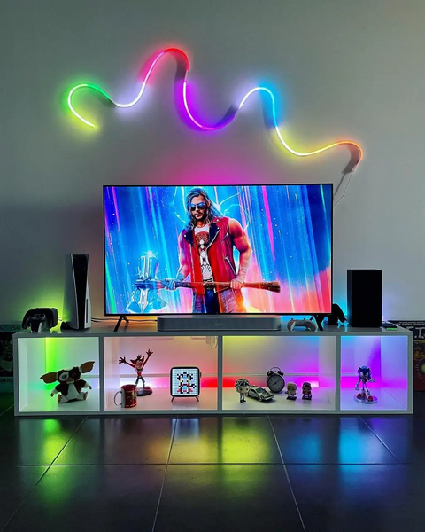Умная гибкая неоновая LED лента 10 метров Govee RGBIC NEON ROPE 2 Белый Wi-Fi, Bluetooth, Matter (H61D6) H61D6 фото