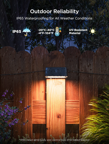 Govee Outdoor Deck Lights H7067 умные уличные светильники для террасы RGBWIC 6 шт H7067 фото